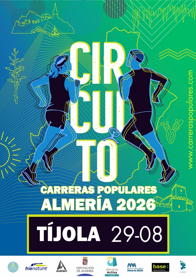 Circuito Carreras Populares 2026. Tíjola 29-08-26
